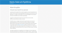 Desktop Screenshot of mark-knopfler.com